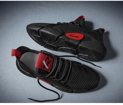 Baskets décontractées légères et respirantes pour hommes.