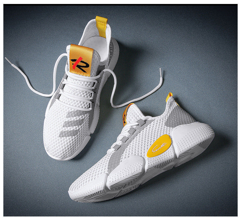 Baskets décontractées légères et respirantes pour hommes.