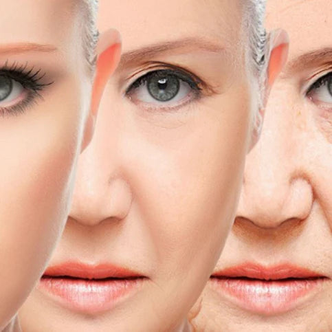 Gel-crème éclaircissant et anti-rides pour la peau.