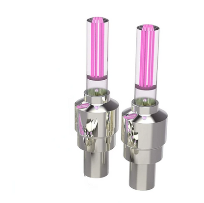 Lumières LED pour roues de vélo et de voiture.