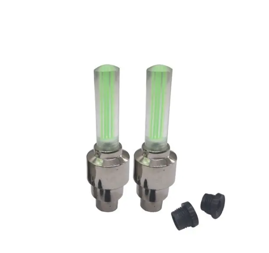 Lumières LED pour roues de vélo et de voiture.