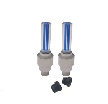 Lumières LED pour roues de vélo et de voiture.