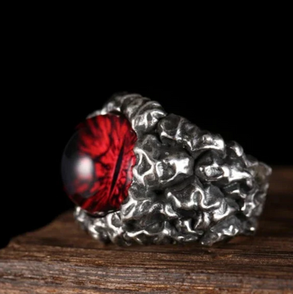 Bague Œil Magique en argent sterling.