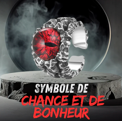 Bague Œil Magique en argent sterling.
