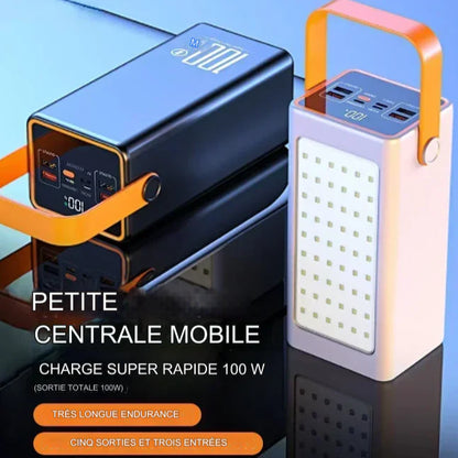 Banque d'alimentation de haute capacité.