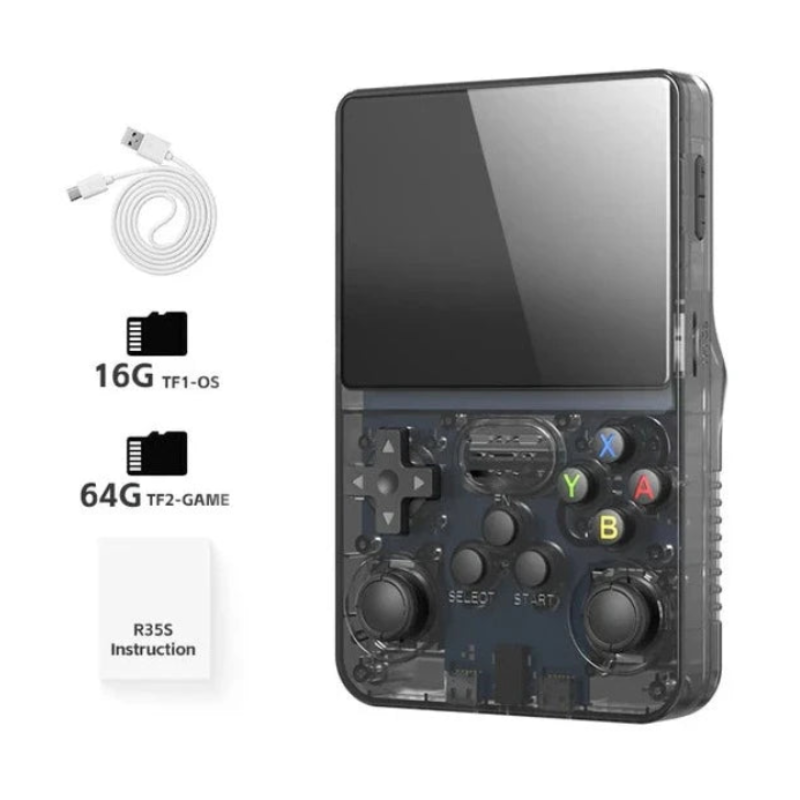 Console de jeu portable.