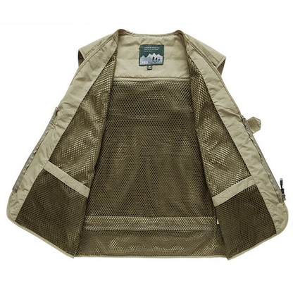 Veste multipoches pour homme et femme.