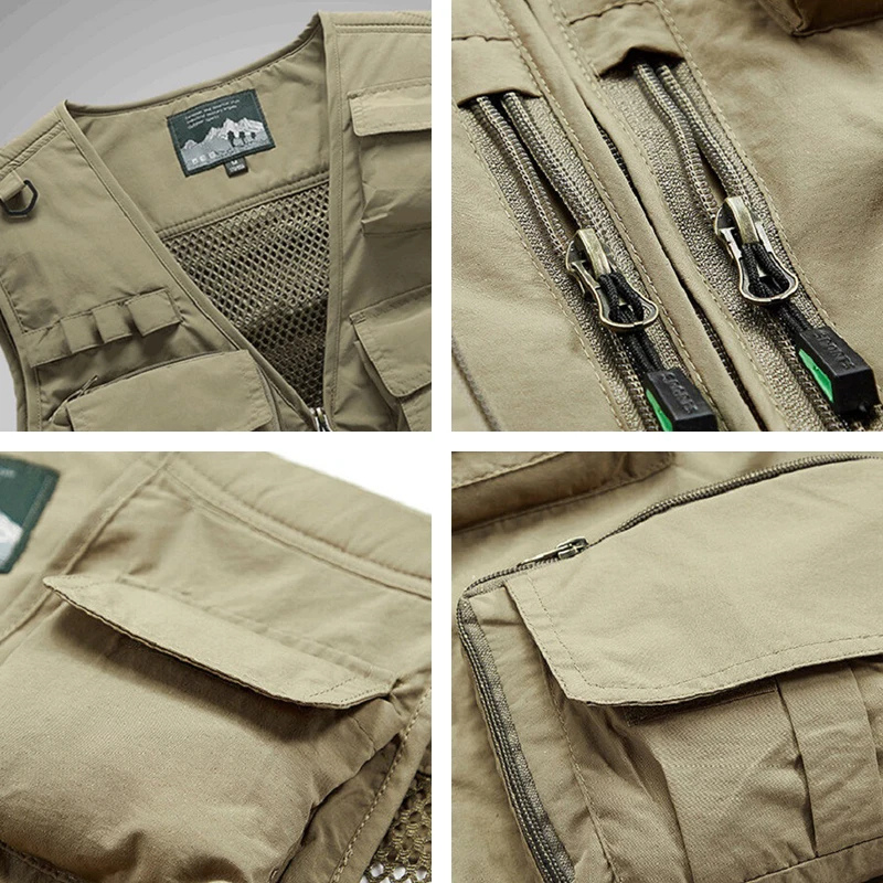 Veste multipoches pour homme et femme.