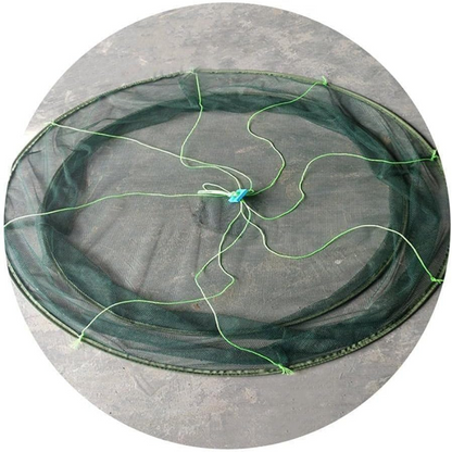 Filet de pêche pliable.