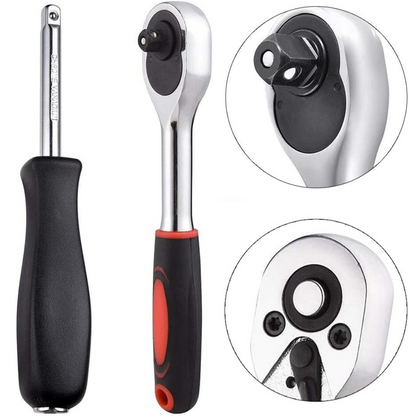 Kit d'outils de réparation automobile de 46 pièces.