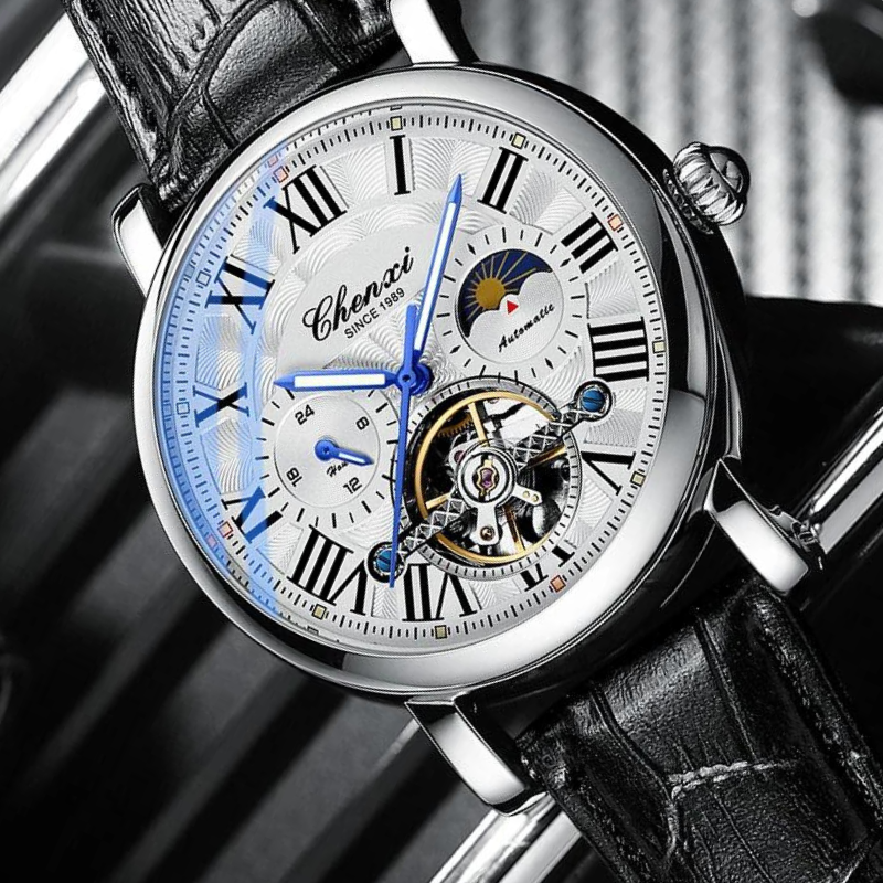 CHENXI-Montre mécanique pour homme.