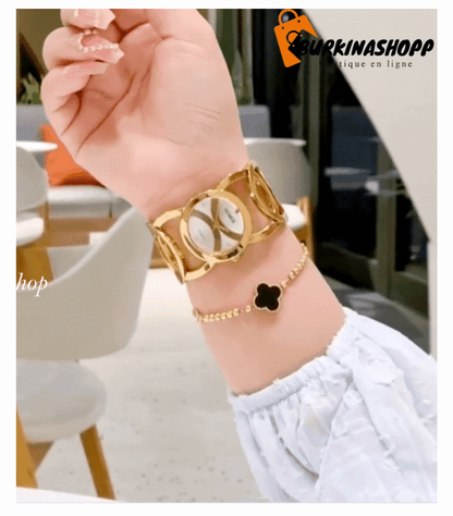 La nouvelle montre à quartz pour femme.