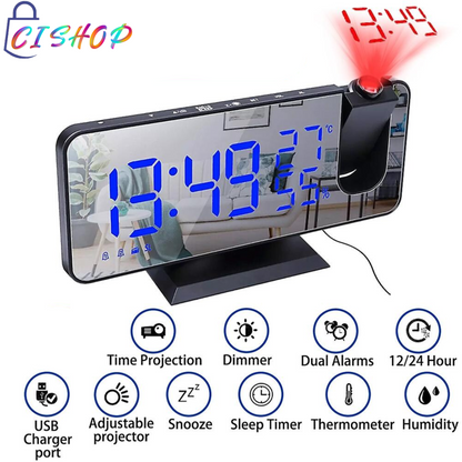 Réveil Numérique Électronique à LED.