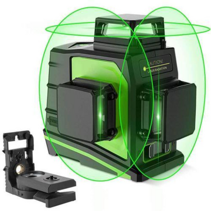 Appareil laser 3D vert pour les travaux de construction.