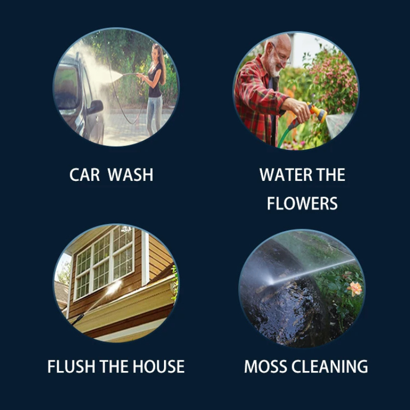 Pistolet à eau haute pression sans fil.