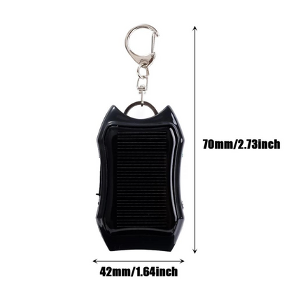 Porte-clés du chargeur solaire 1200mAh.