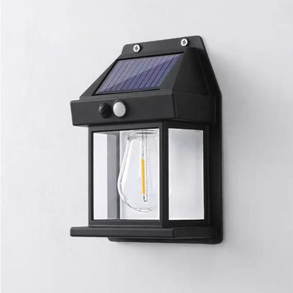 Applique solaire à détecteur de mouvement.