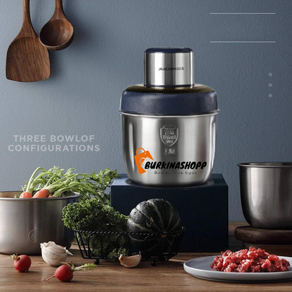 Hachoir électrique puissant et multi-usage.