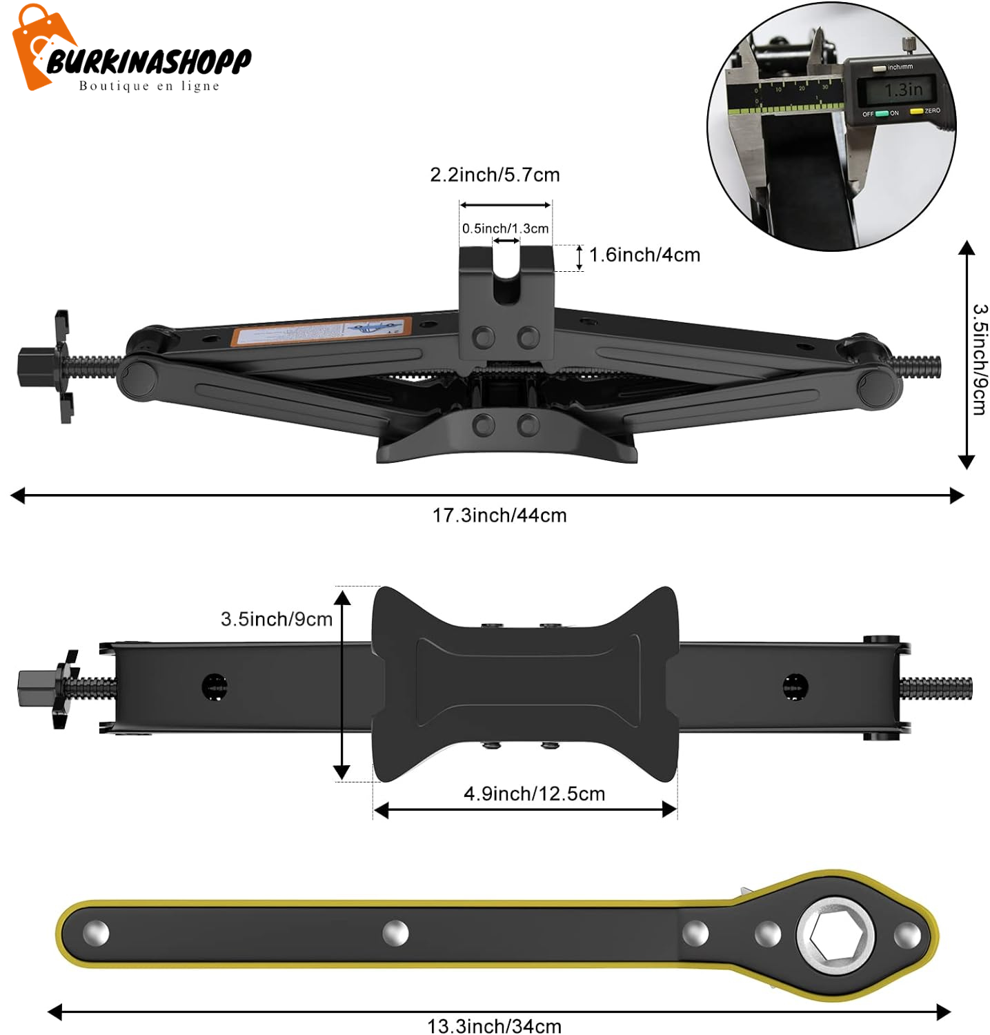 L'élévateur à ciseaux avec système de cliquet