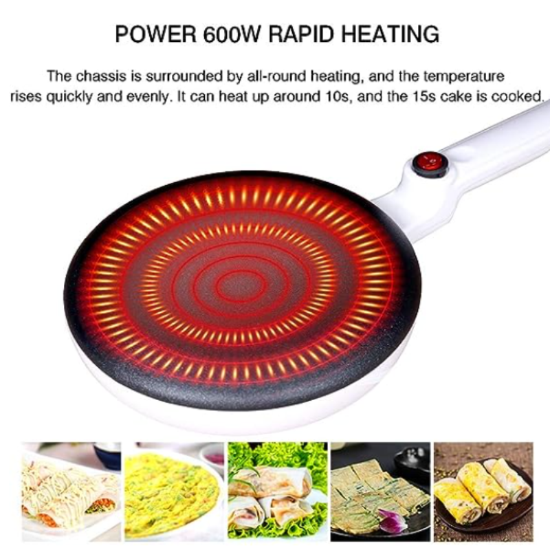 Crêpière électrique antiadhésive.