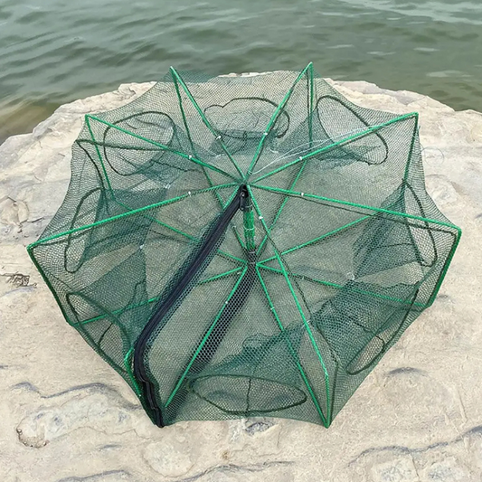 Piège à filet de pêche à 8 trous.