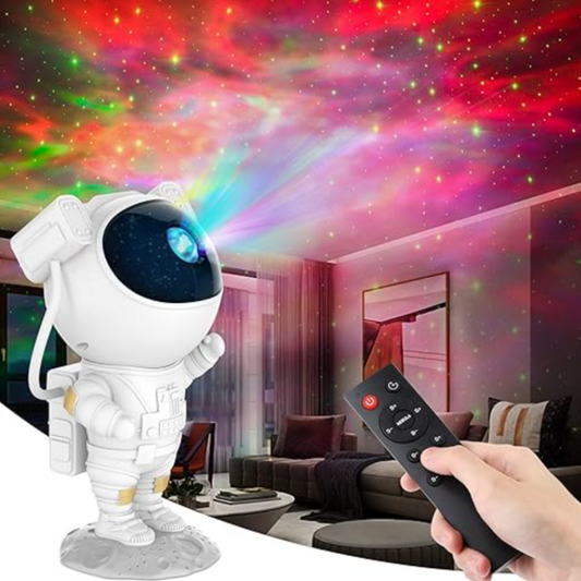 Projecteur LED en forme d'astronnaute spécial étoiles et galaxies.