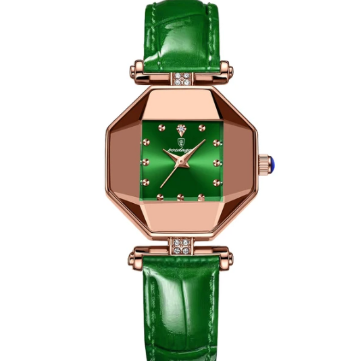 Montre à quartz en cuir étanche pour femme