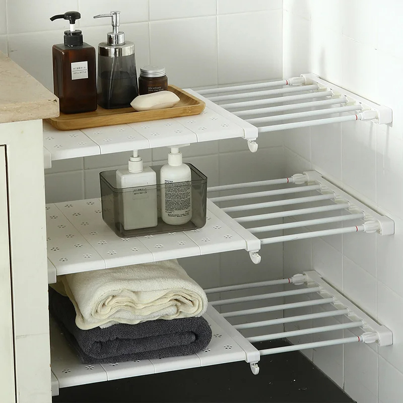 Etagère à support extensible.