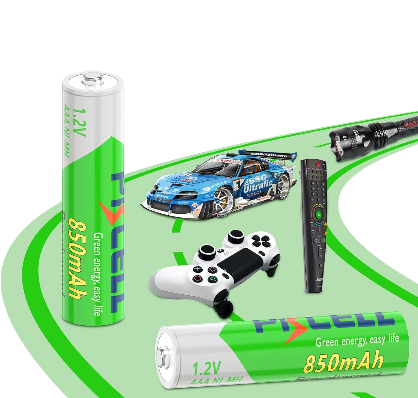 Piles AAA 1,2 V 850 mAh PKCELL-8