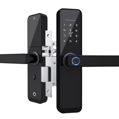 Serrure de porte biométrique.