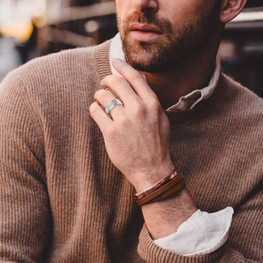 Bague intelligent pour homme et femme.