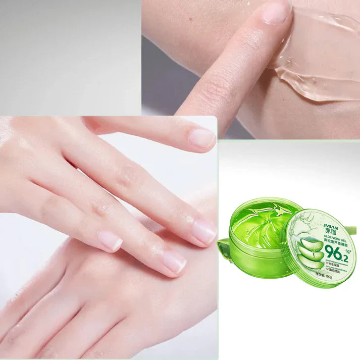 Gel d'aloe vera pour hydrater la peau et éliminer l'acné.