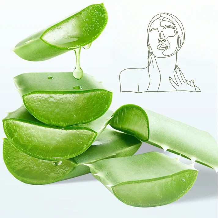 Gel d'aloe vera pour hydrater la peau et éliminer l'acné.