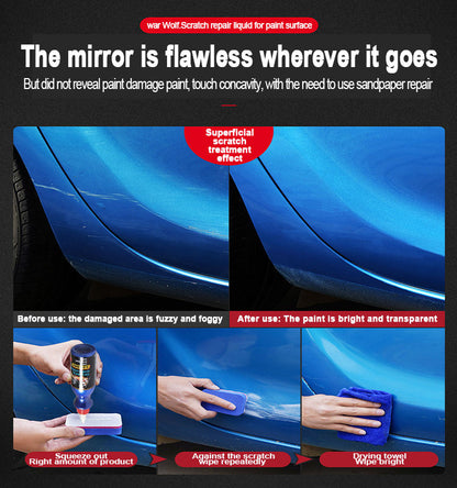 Liquide de réparation de rayures de voiture