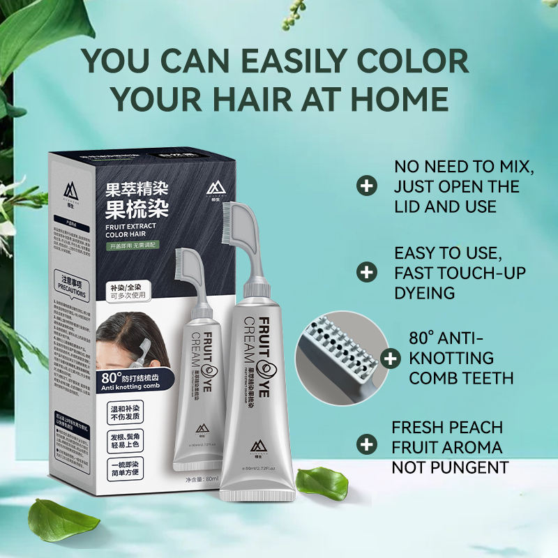 Crème colorante aux fruits