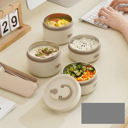 Lot de 4 boîtes à lunch isothermes avec sac de rangement.