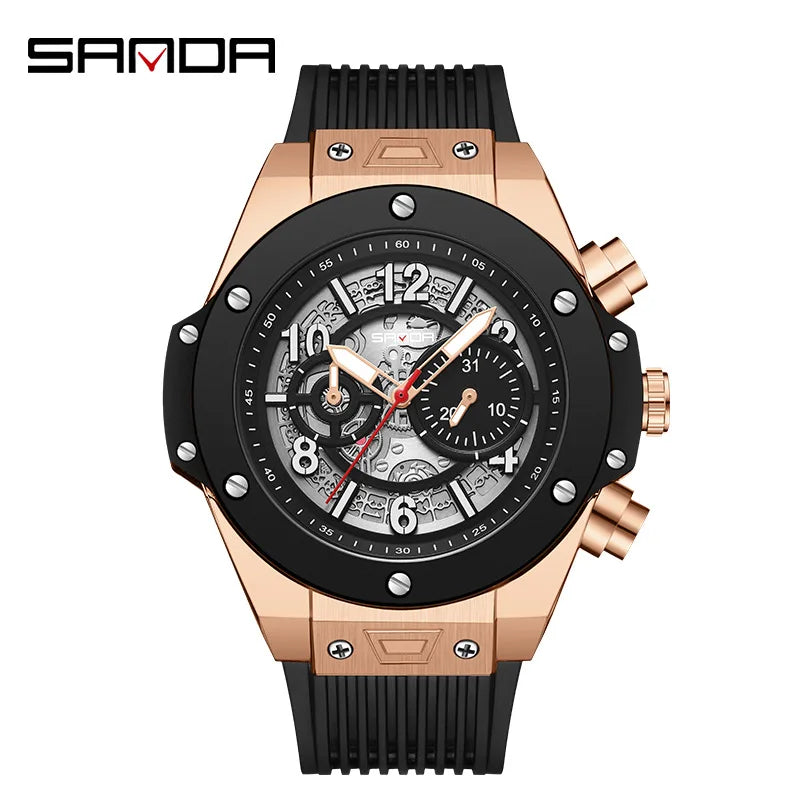 Montre SANDA entièrement mécanique pour homme.