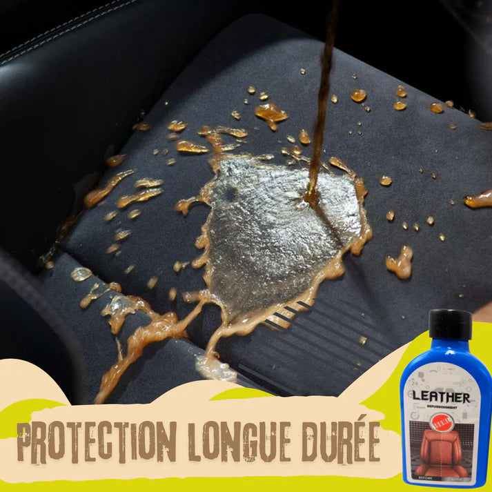 Nettoyant pour cuir intérieur de voiture.