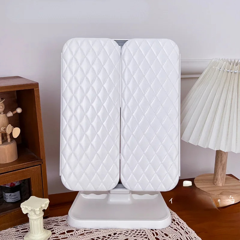 Miroir décoratif pliant à LED et écran tactile.