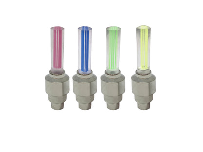 Lumières LED pour roues de vélo et de voiture.