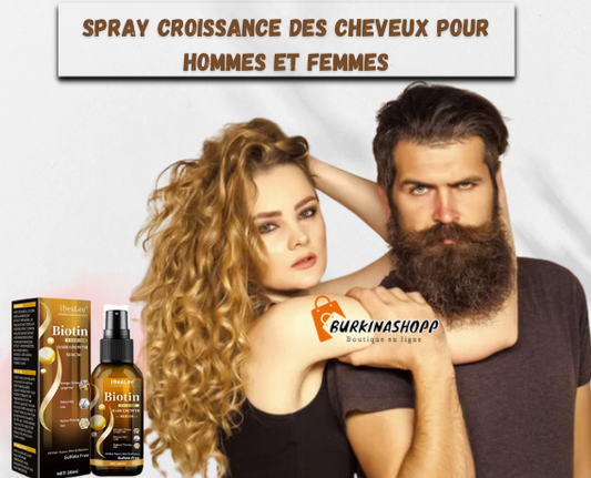 Spray de croissance capillaire.