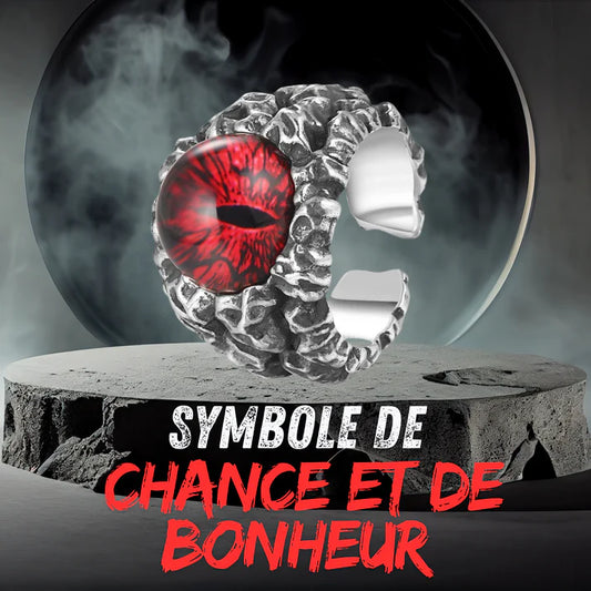 Bague Œil Magique en argent sterling.