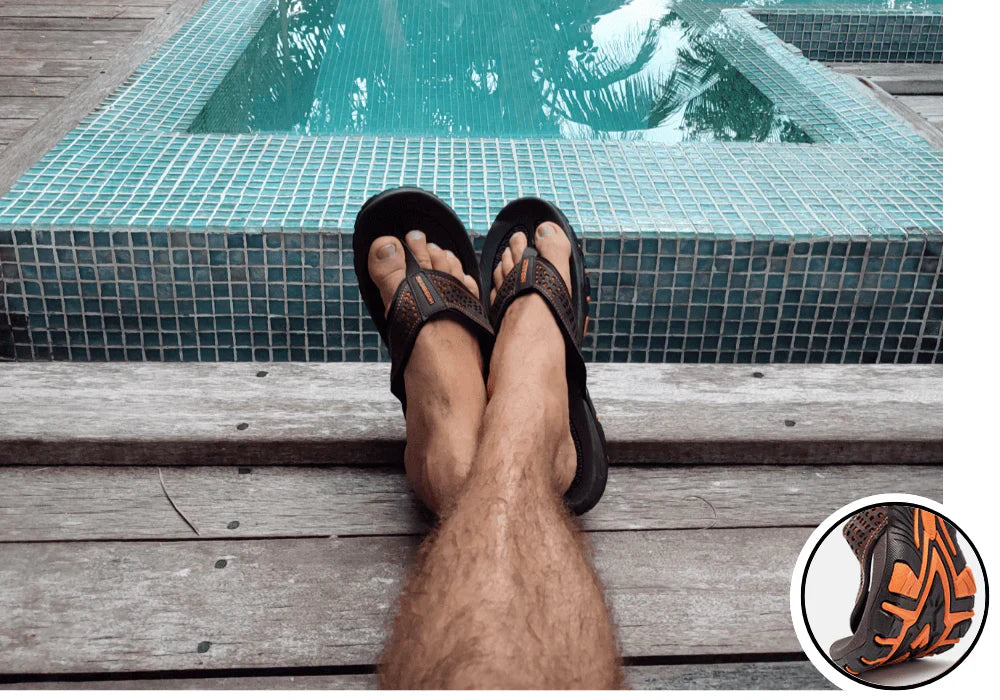 Claquettes Orthopédiques - Réduit la fatigue et les douleurs aux pieds