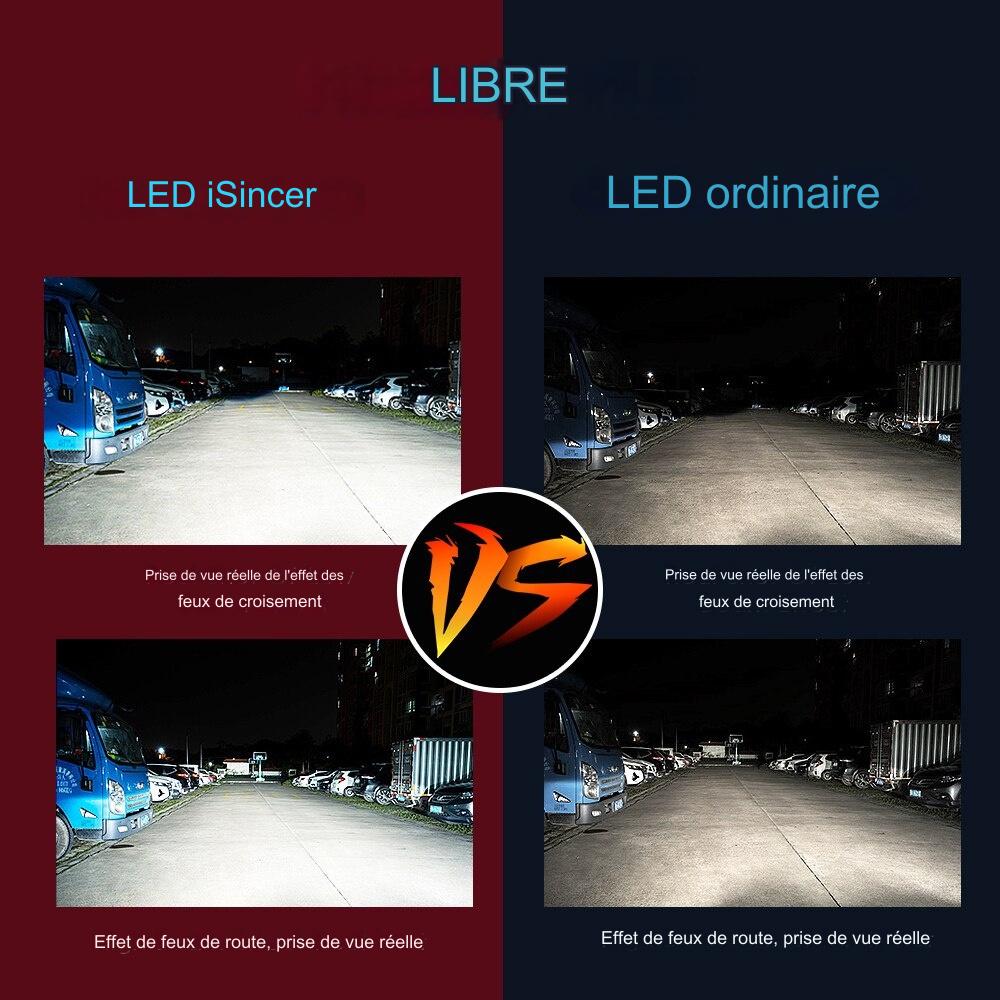 Phares de voiture portée d'éclairage