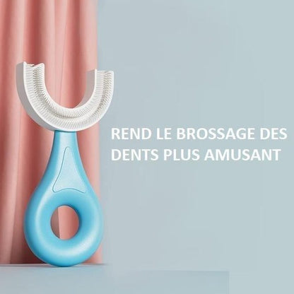 Brosse à dents U pour enfants de 6 à 12 ans