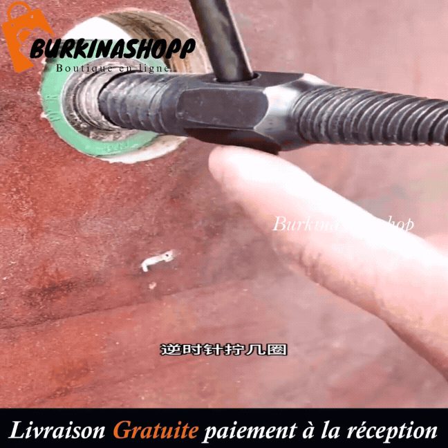 Visser les vannes double robinet 4" et 6"