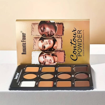 Palette contour de 12 teintes.