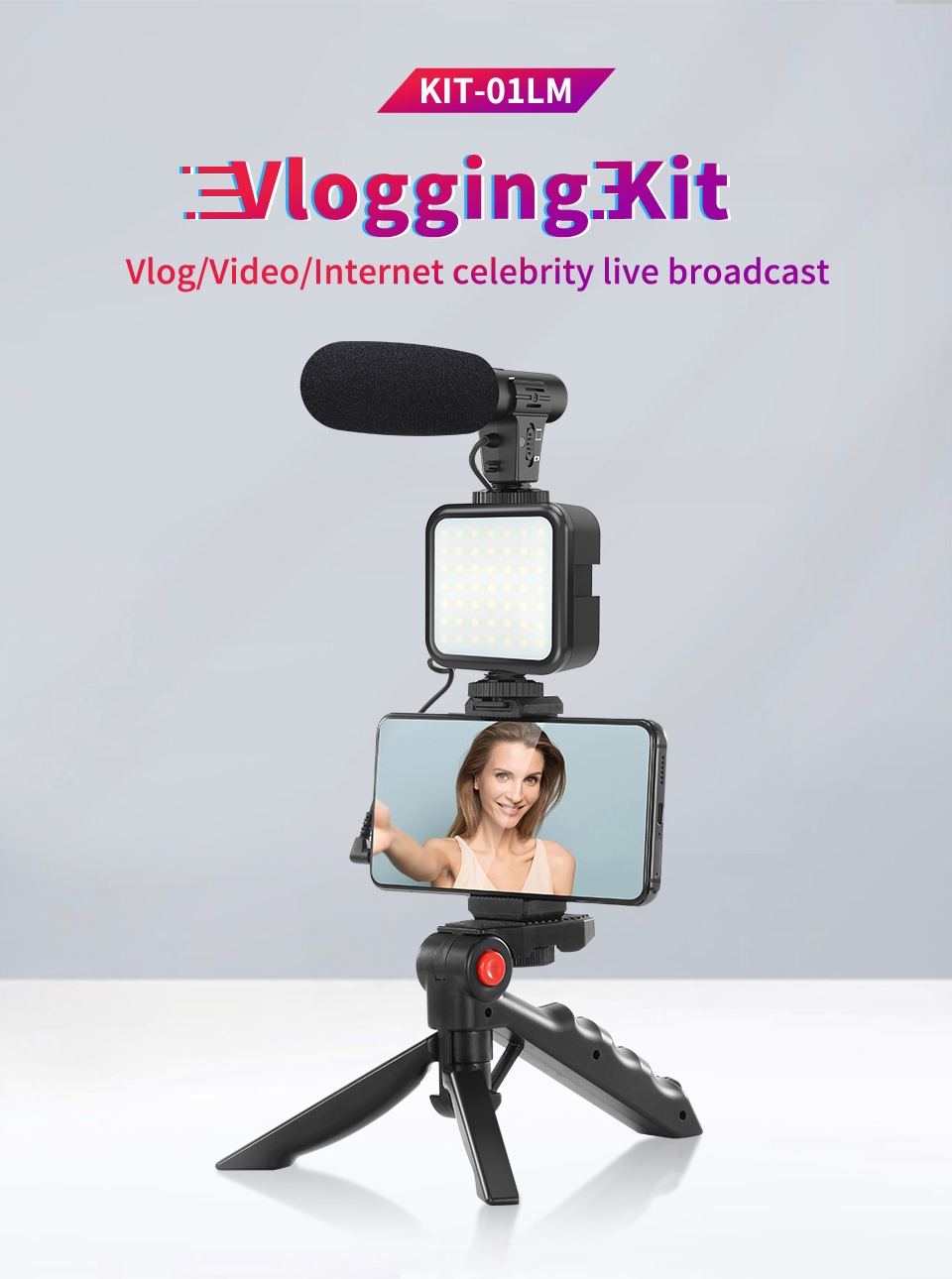 Mini Kit de Vlogging pour smartphones.