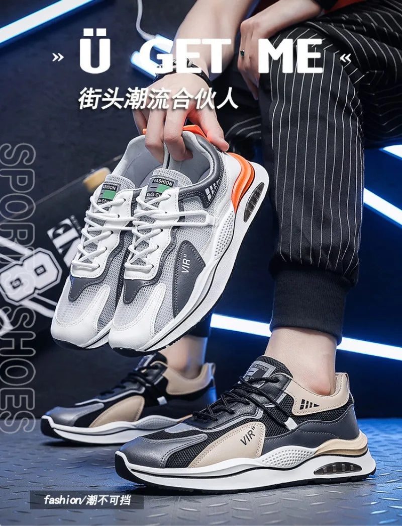 Baskets en maille pour hommes