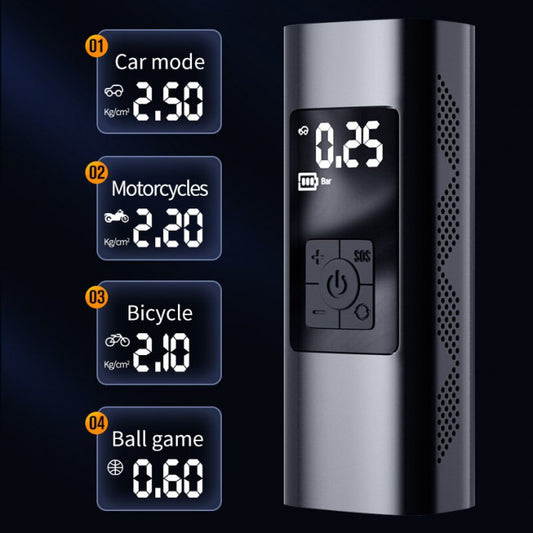 Pompe à air numérique sans fil rechargeable.